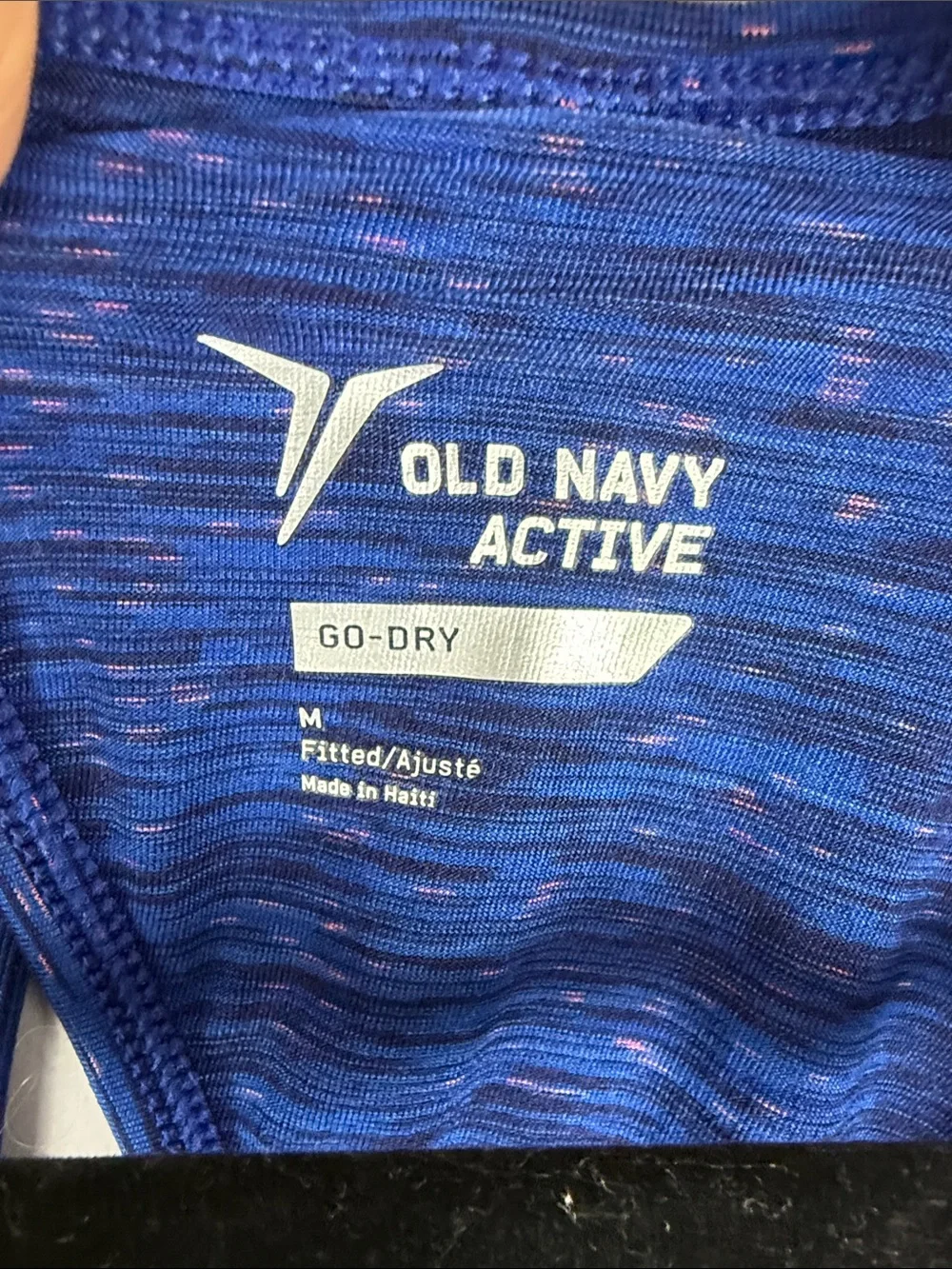 Old Navy Active Women's Go-Dry Fitted Racerback Tank with Keyhole/Twist Back - Picture 3 of 9